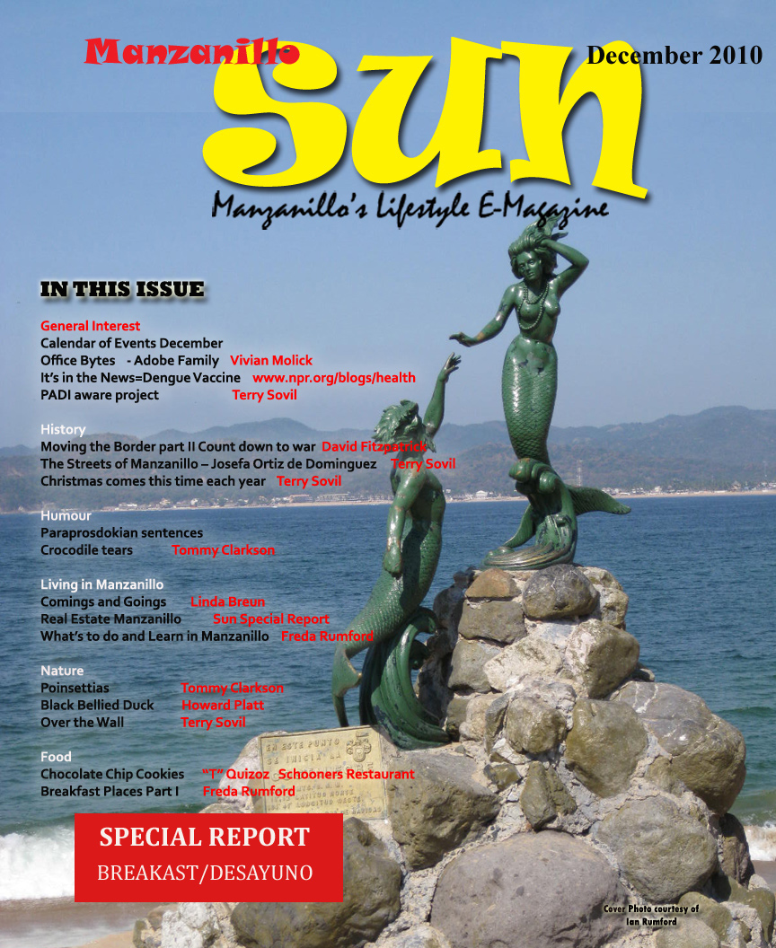 Manzanillo Sun December 2010 cover