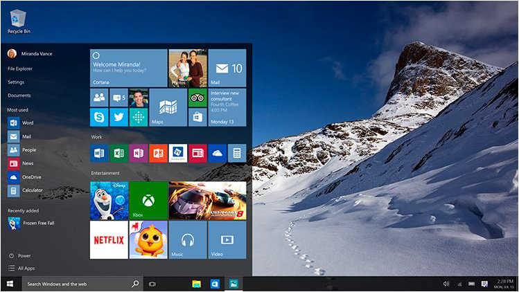 Señior Tech - Windows 10