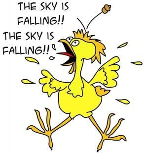  The Sky Is Falling Chicken Little Manzanillo Sun