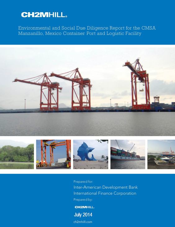Environmental and social due diligence report – July 2014 (2.34MB)