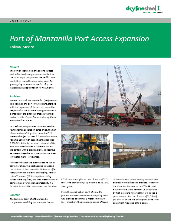 Port of Manzanillo Port Access Expansion (302KB)