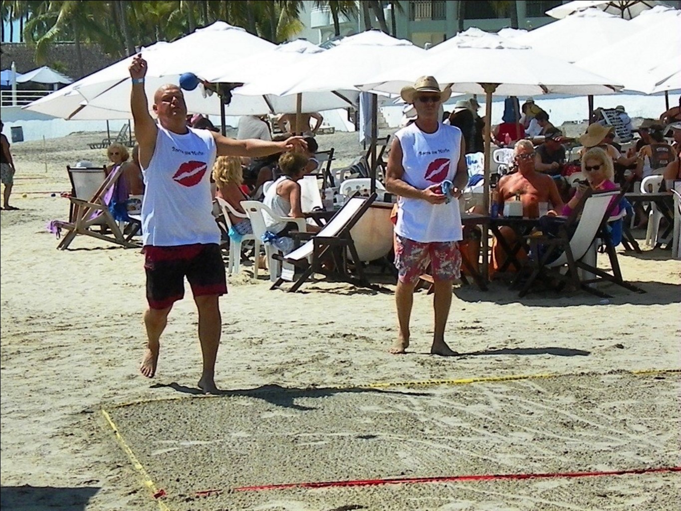 bocce on the beach