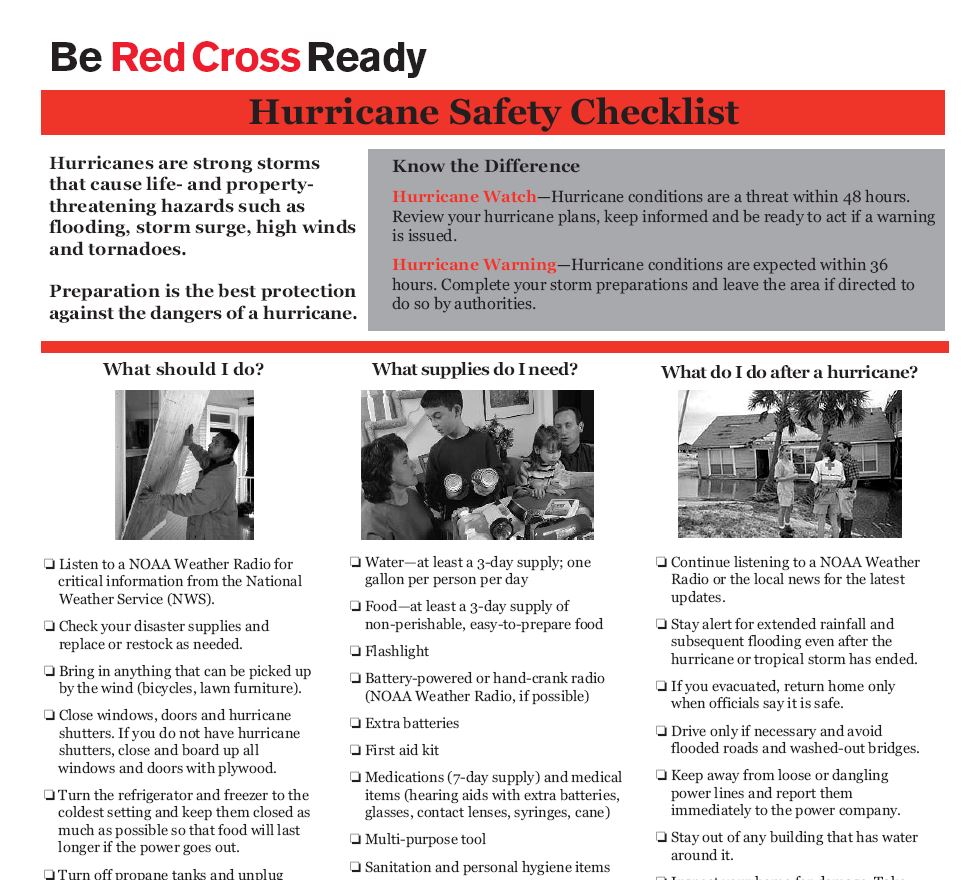 Hurricane preparedness – from Manzanillo Red Cross – 2020